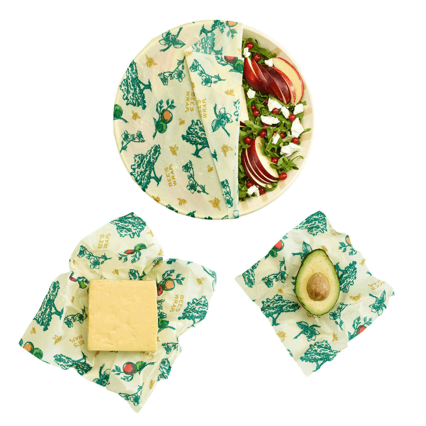 Bees Wax Wraps Reusable Reusable Wrap Set For Sandwich 3Pcs Zero Waste  Organic Sustainable Food Storage Packing Bag For Bread - AliExpress
