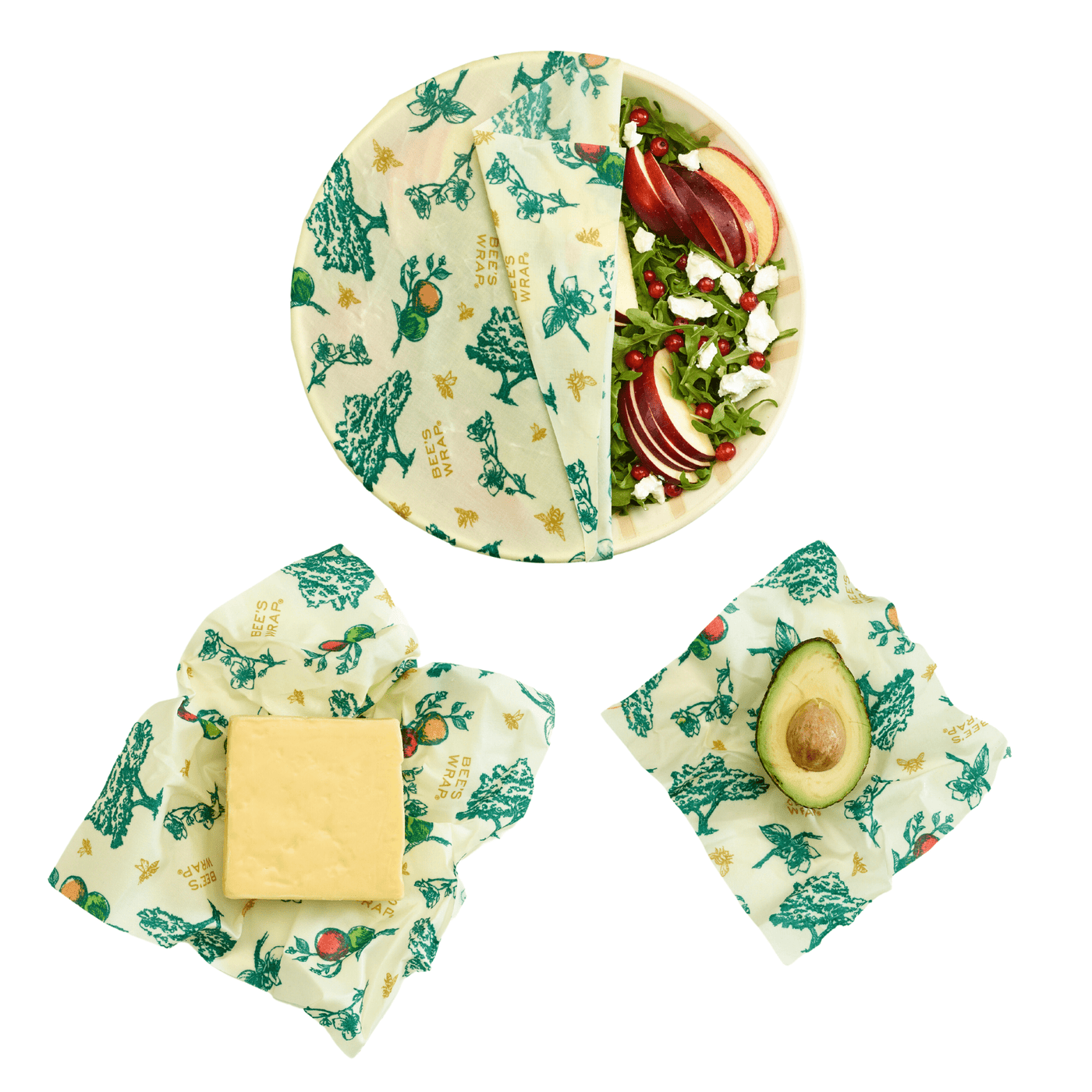 3pcs Fried Chicken Wraps Beeswax Food Holder Food Packing Paper Beeswax Food Wraps, Kids Unisex, Size: 36X33CM