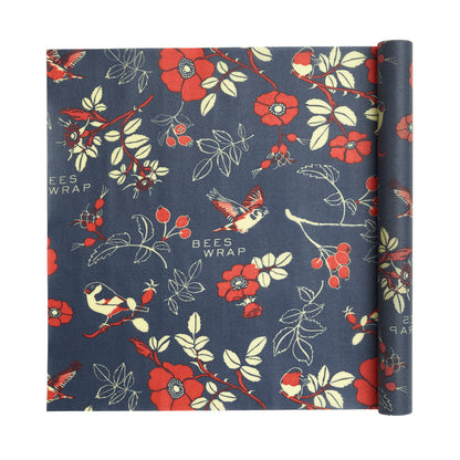 Roll Bee's Wrap Botanical Blue 