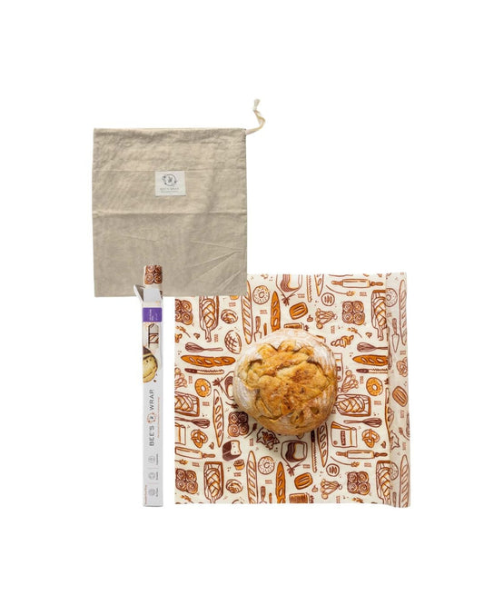 Bread Lover Bundle Bundles Bee's Wrap shown with bread and packaging