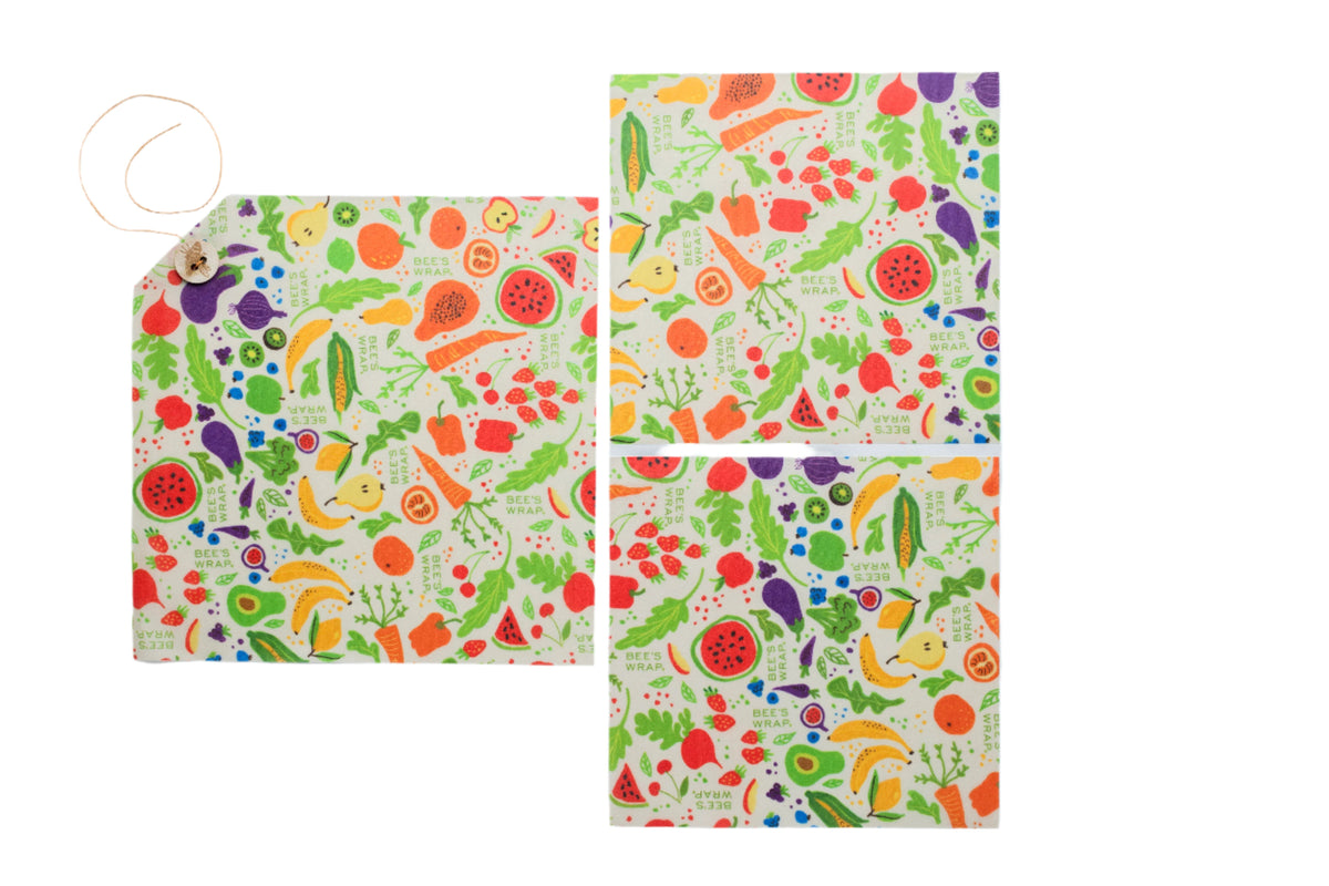 Garden Party lunch pack pieces laying flat