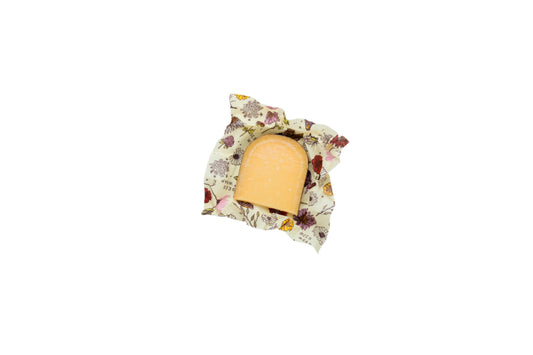 Vegan medium wrap holding cheese