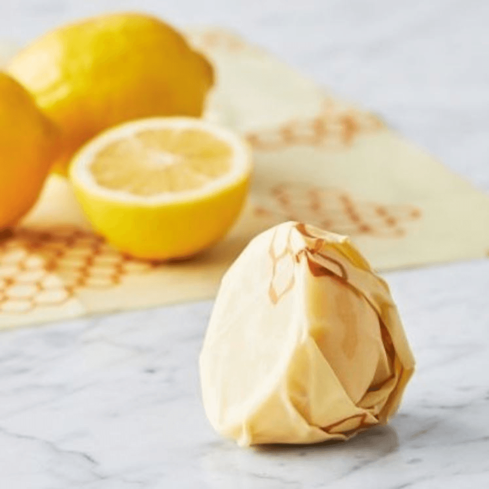 Single Small Beeswax Wrap with Lemon