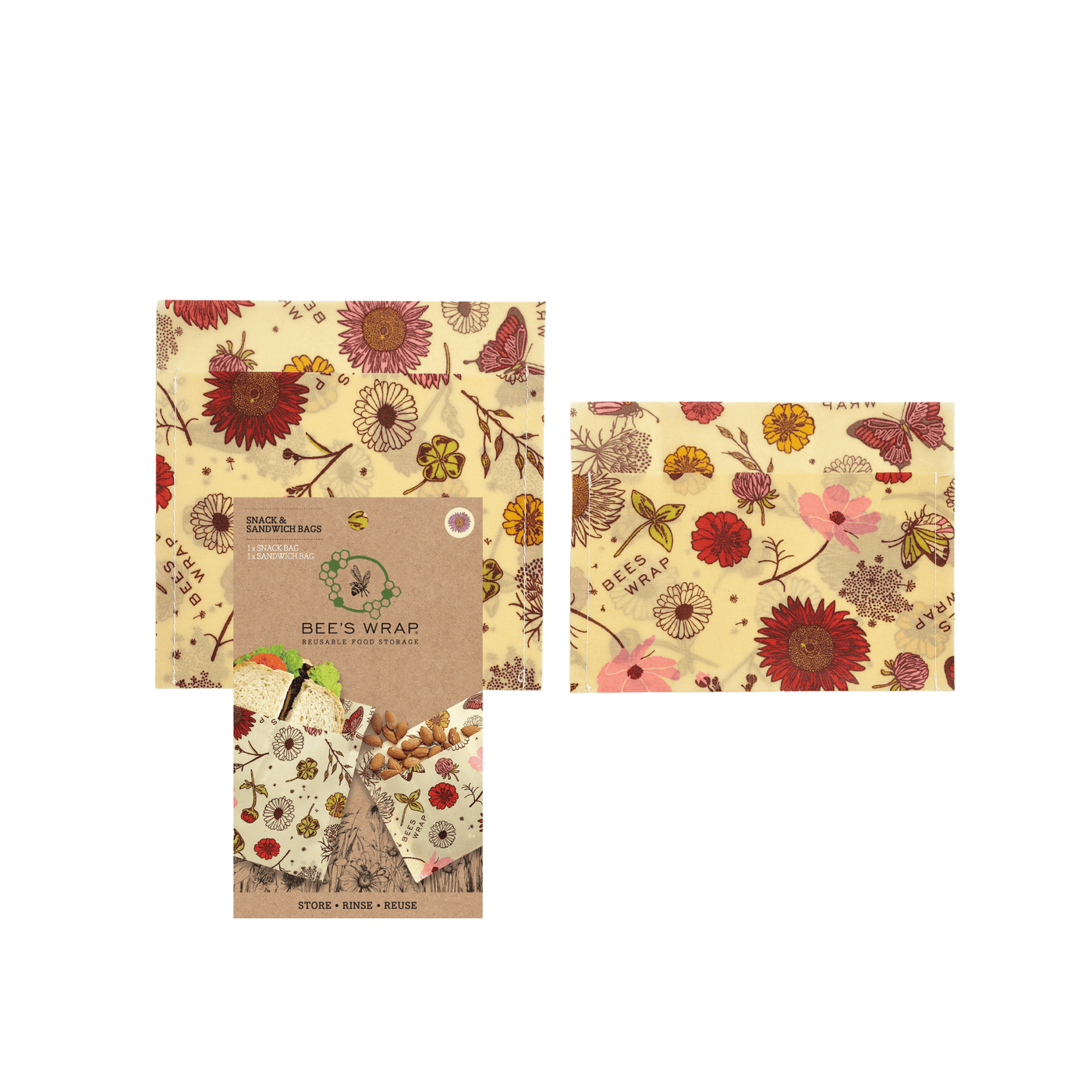 Beeswax wrap sandwich bag hotsell