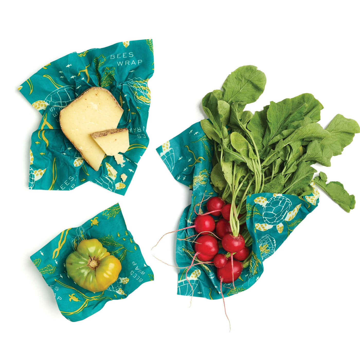 Natural Beeswax Food Wrap, Manfore Reusable Biodegradable Wax Food