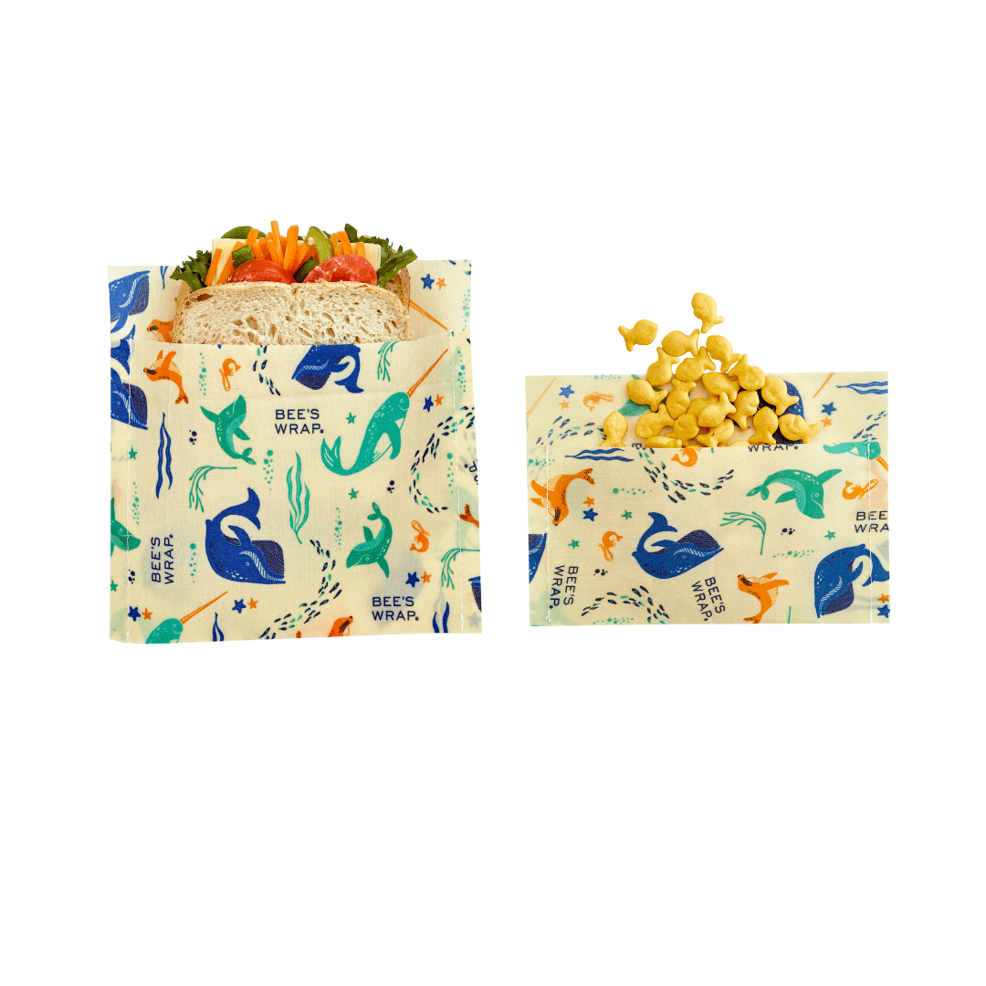 Bee's Wrap - Snack & Sandwich Bags - Under The Sea